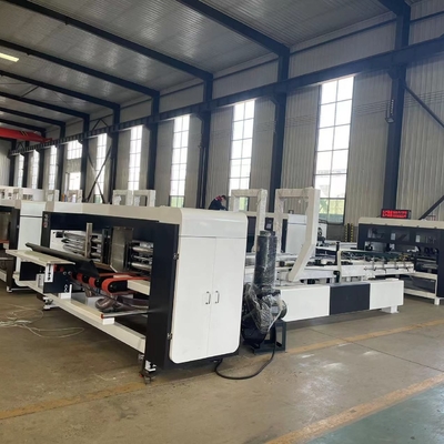 Jumbo Size Corrugated Board Automatic Folder Gluer Machine Whole Computer Adjust