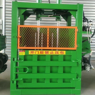 Double Cylinder Waste Paper Baler Packer Wrapping Machine For Compression And Packaging