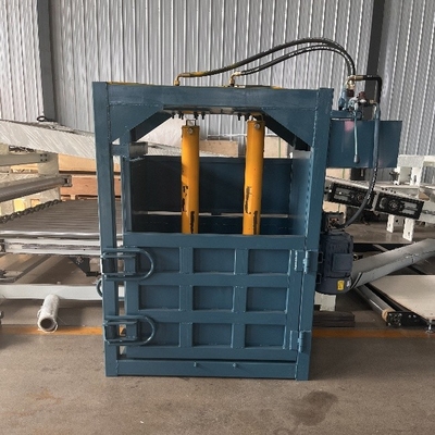 Double Cylinder Waste Paper Baler Packer Wrapping Machine For Compression And Packaging
