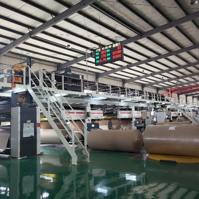 High Speed Large Width Corrugated Cardboard Making Machine Corrugated Cardboard Line