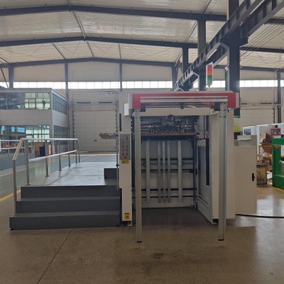 14.5-15.5T PLC Controlled Corrugated Carton Box Die Cutter 980mm Cutting