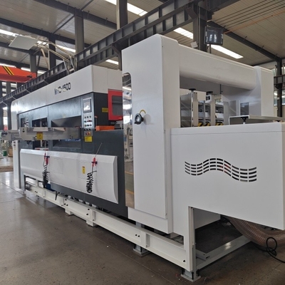 Precision 11kw PLC Die Cutting Machine For Corrugated Cardboard
