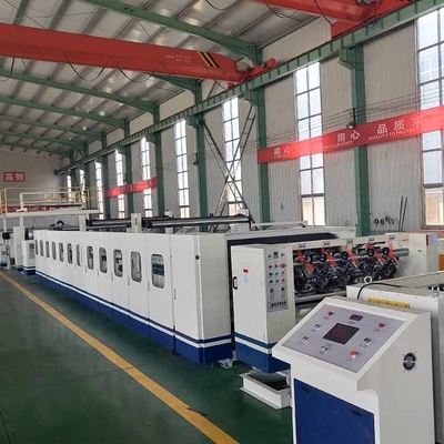 Second Hand 3 Ply Corrugated Carton Production Line Machine For Box