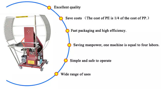 PE Belt Tying Bundling Automatic Carton Packing Machine For Box Stripping