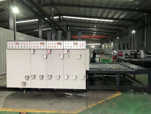 50HZ Digital Flexographic Corrugated Carton Flexo Printing Machine Chain Feeder