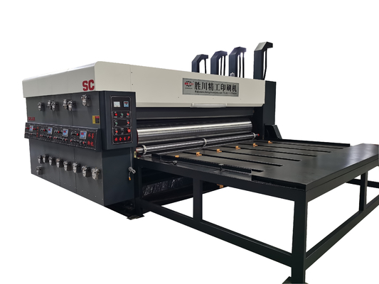 50HZ Digital Flexographic Corrugated Carton Flexo Printing Machine Chain Feeder