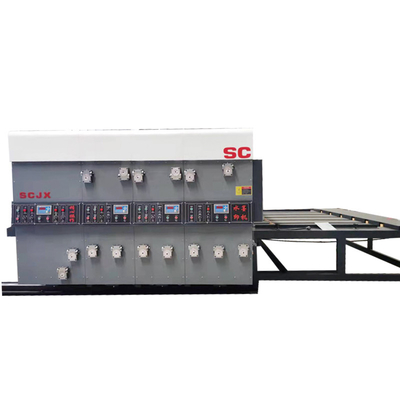 50HZ Digital Flexographic Corrugated Carton Flexo Printing Machine Chain Feeder