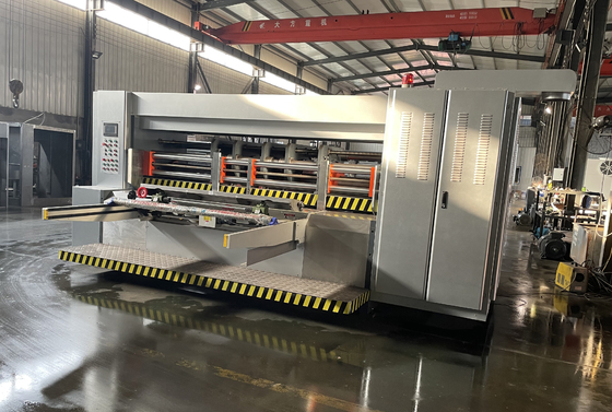High Speed PLC Controlled Slotting Machine For Corrugated Cardboard