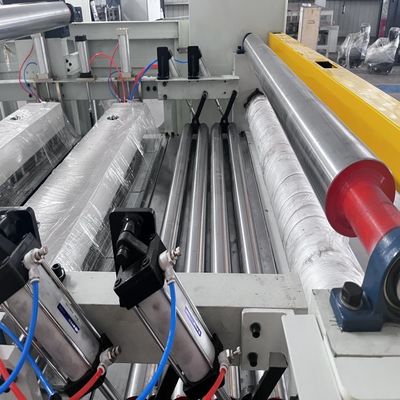 Advanced 3 Layer Corrugated Cardboard Production Line Double Facer With Heating Function 180m/min Design Speed