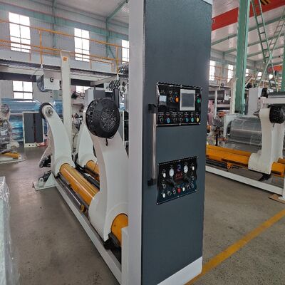 Temperature Requirements 160C To 180C Corrugated Cardboard Production Line Including 2 Pieces Proportioning Valve And Drying Shaping System