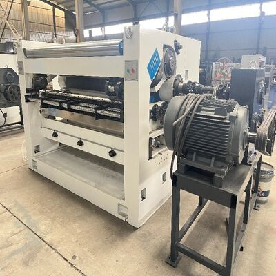 Steam Single Facer For Corrugated Cardboard Production 1400 Model Alloy Corrugating Rolls