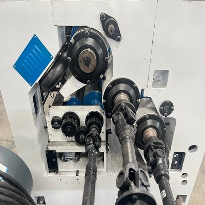 Steam Single Facer For Corrugated Cardboard Production 1400 Model Alloy Corrugating Rolls