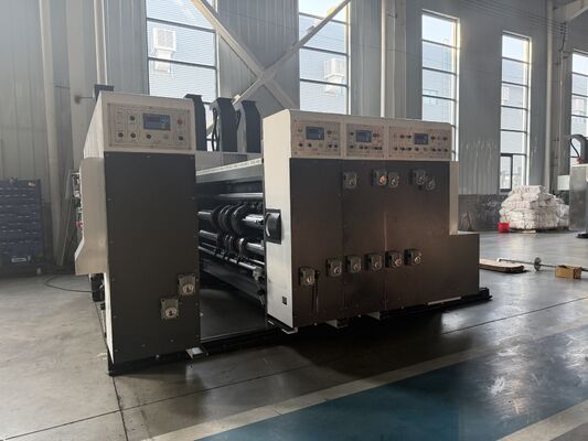 Automatic Lead Edge Feeding Flexo Printing Machine with 130m/min Speed for Precision Corrugated Carton Printing