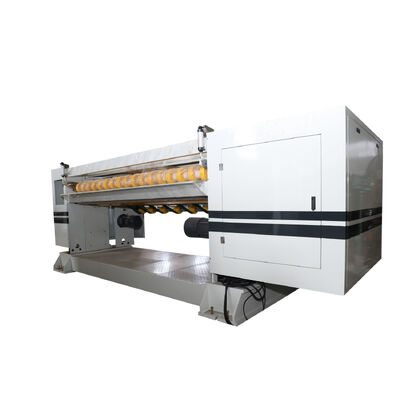 Highest Machinery Speed 100mmin Corrugated Cardboard Production Line Computer Control Helical Cross Cutter And Max 3500kg Weight NC Cutter