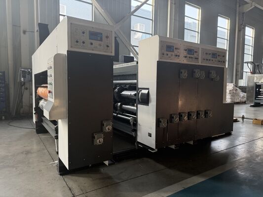Automatic Lead Edge Feeding Flexo Printing Machine for Corrugated Cartons with 130m/min Speed and Precision Printing Slotting