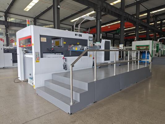 Corrugated Carton Die Cutting Machine Equipped With Servo Actuator And Suction Feeder To Ensure Accurate Cardboard Positioning