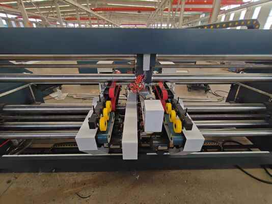 Four Servo Double Pieces Semi Automatic Carton Box Stitching Machine Corrugated Box Stitcher