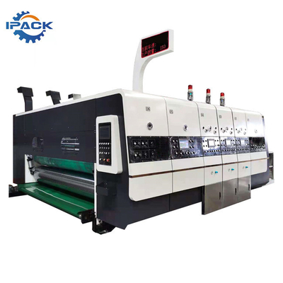 45# Steel Corrugated Carton Flexo Printing Machine ±0.15mm Printing Accuracy