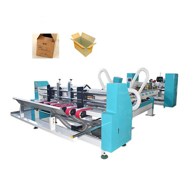 SC2600 Vacuum Automatic Folder Gluer Stitcher Corrugated Box Packing Machine