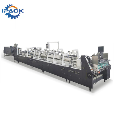 High Speed Automatic Carton Folder Gluer Machine Box Folding And Gluing Machine
