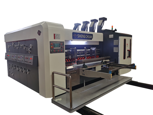 Flexo Printer Slotter Die-Cutter Stacker Machine Corrugated Cardboard Flexo Printer