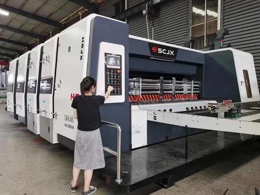 IPACK Automatic Corrugated Carton Flexo Printing Machine For Carton Box Slotting