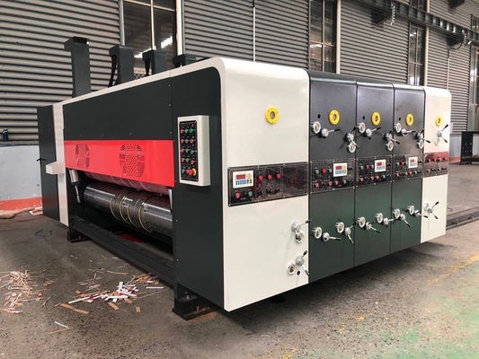 Fullly Automatic Corrugated Carton Flexo Printing Machine 4 Colour