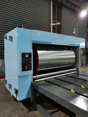 Semi Automatic 2 Color Corrugated Carton Flexo Printing Machine For Carton Box