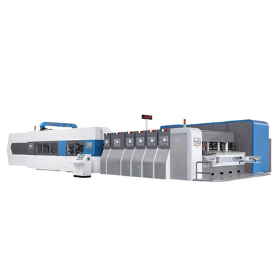 Carton Flexo Folder Gluer Machine Automatic Corrugated Board Making Plant