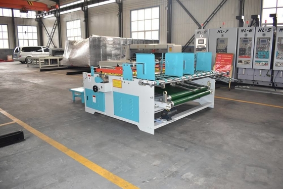 ODM 220V Semi Automatic Box Corrugated Carton Folder Gluer Machine