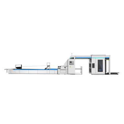 Automatic Multilayer Flute Laminating Machine Sheet To Sheet Pasting 1600x1250mm