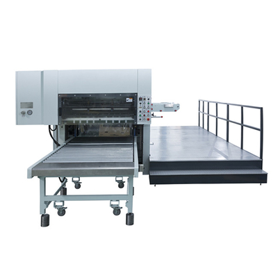 Semi Auto 1060 Corrugated Carton Die Cutting Machine Platen Punching Creasing Embossing