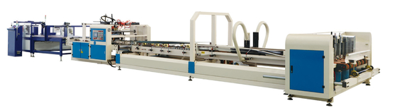 2200 5 Layer Corrugated Box Folder Gluer Automatic Dispensing Coating