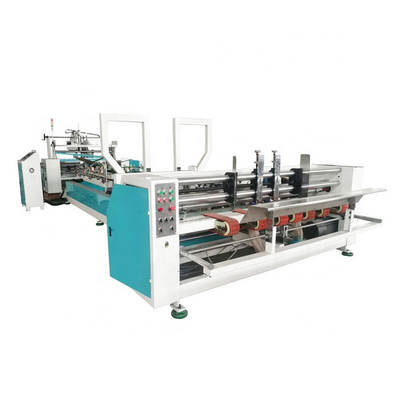 2800 Touch Screen Carton Box Folder Gluer Machine Corrugated Cardboard Making