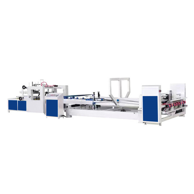 Auto Corrugated Carton Folder Gluer Machine For Box Folding And Gluing